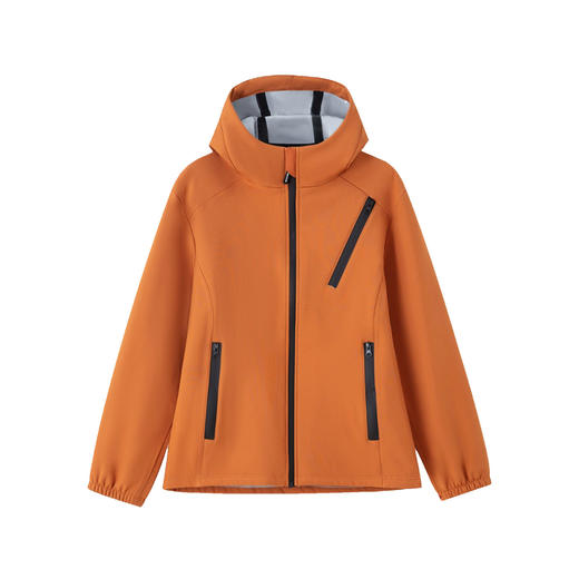 【男女同款冬季户外冲锋衣】休闲聚热保暖外套全效防污防水软壳衣 商品图3