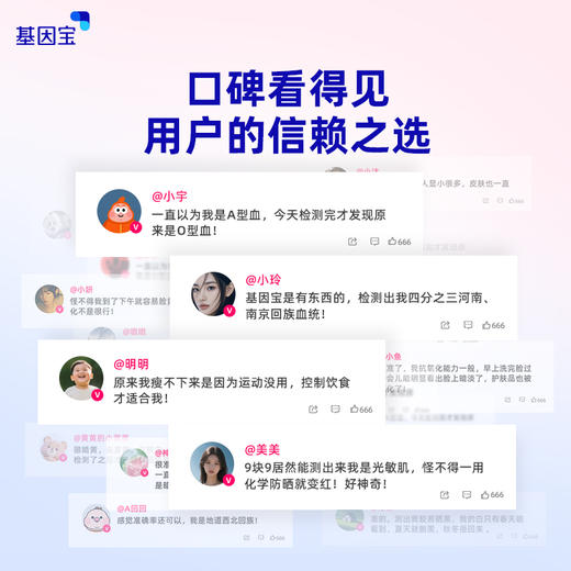 基因宝 dna基因检测套餐护肤防晒抗衰皮肤状况肤质祖源男女通用 商品图4