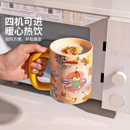 摩登主妇猫和老鼠釉下彩马克杯陶瓷喝水杯生日礼物早餐杯咖啡杯子 商品图3