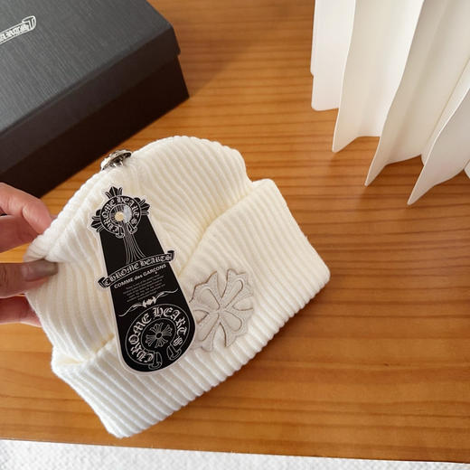 秋冬特惠💰150 克罗心秋冬款羊毛针织毛线帽 商品图4