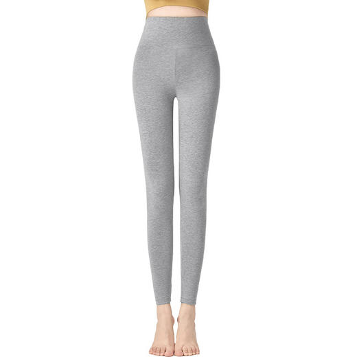 雀说新款棉秋冬保暖裤女高腰收腹显瘦高弹可外穿7A抗菌打底裤ALW9153 商品图4