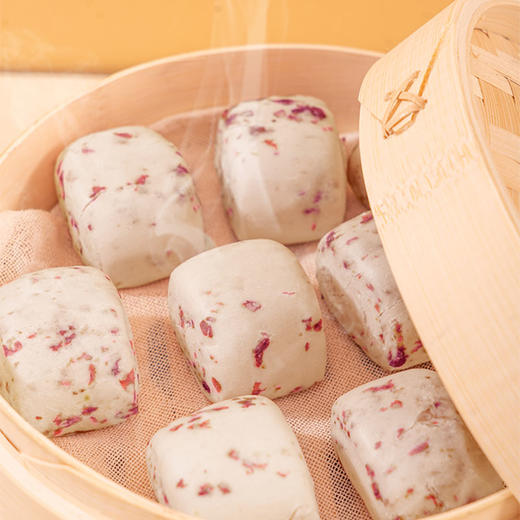 玫瑰小馒头360g（18g*20）  将鲜花和奶粉揉进面团的玫瑰小馒头，口感丰富，健康早餐 商品图4