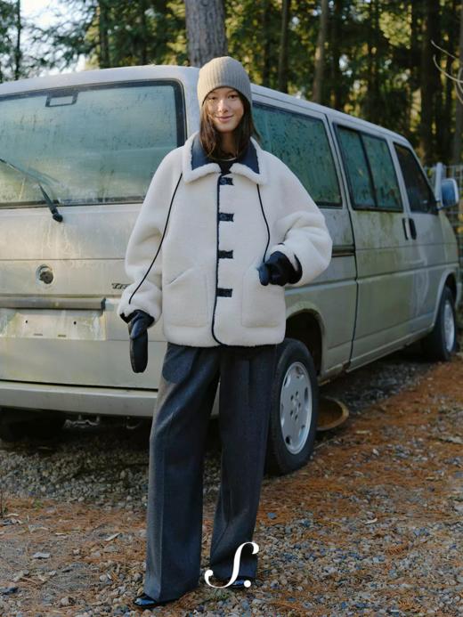 shyshystill/shy202510030/重磅100%绵羊毛厚实柔软质感长裤 商品图4