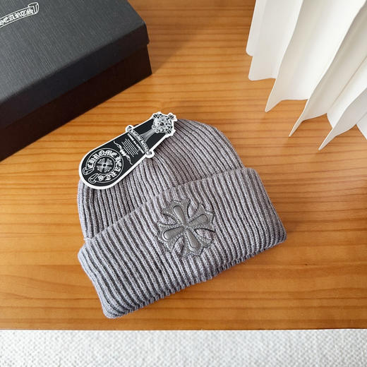 秋冬特惠💰150 克罗心秋冬款羊毛针织毛线帽 商品图4