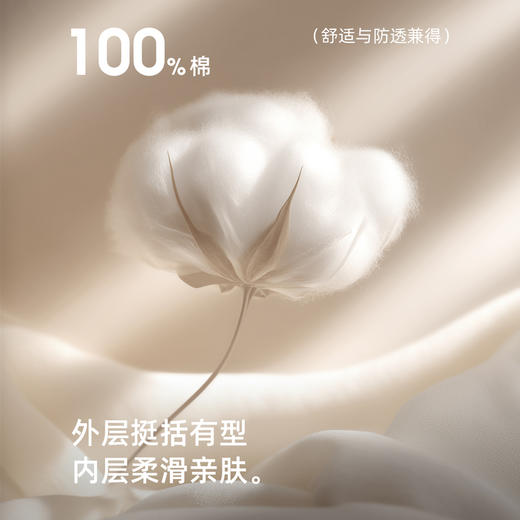 【防透小白裤】三彩2026春季新款休闲小白裤高腰牛仔裤直筒裤S 商品图4