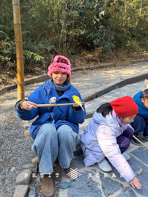 PETIT SCHAN小闪 CLO#1014 Big Blue 大蓝 棉连帽抽绳收腰填充绵羊毛棉服外套 商品图4