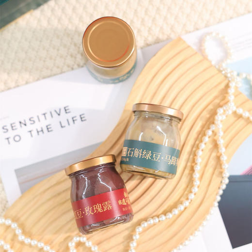 夏日甜品红豆玫瑰露石斛绿豆莲子马蹄爽0添加方便单罐 商品图8