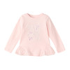 笛莎Deesha 童装女童T恤2026春新款甜美风拱桥亮片刺绣棉氨长袖T恤 商品缩略图4