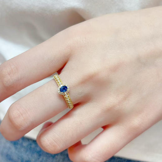 2026 新品｜蓝宝石+钻石+18k金小彩宝首饰｜新年 & 情人节礼物 自带小能量 商品图5