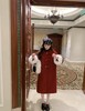 【GZ】无忧购【鸿运当“红”】新年中国红新中式外套可拆卸毛领18828 商品缩略图7