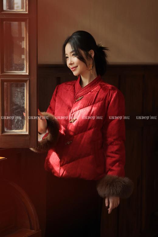 【门店同款】ENJOY冬季“烟火漫春”丹华未央中式羽绒外套 168995911 商品图8