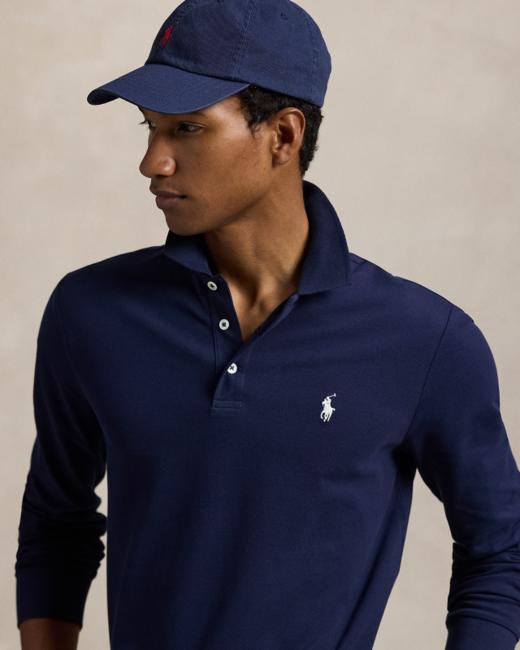 26 R.L 弹力混纺 翻领长袖POLO衫 CX249 商品图2