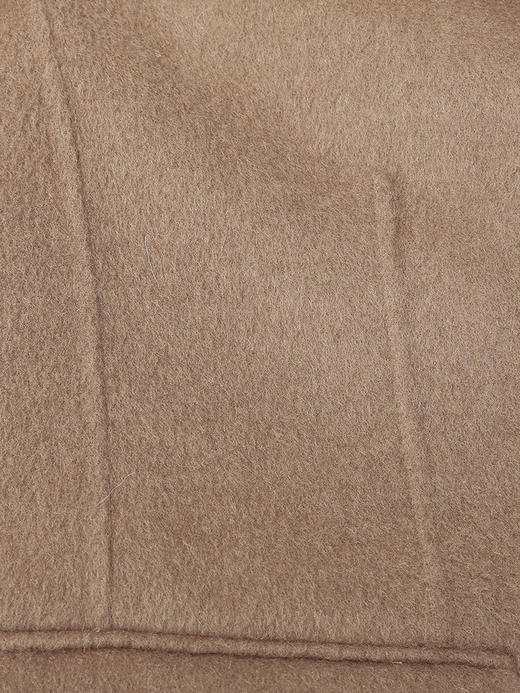 驼色羊毛混纺单排扣西装外套 翻领撞色袖口宽松廓形通勤气质秋冬高级感毛呢西服上衣 商品图3