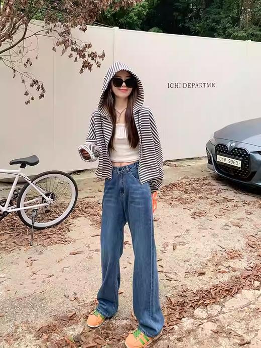 <曾小咸推荐> 韩系条纹卫衣外套 商品图3