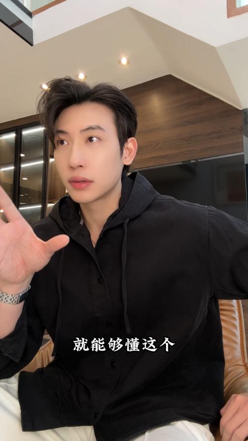 252220SDSA秋冬新款痞帅男装极简风纯色抽绳连帽纽衬衫百搭时尚开衫衬衣 商品图0