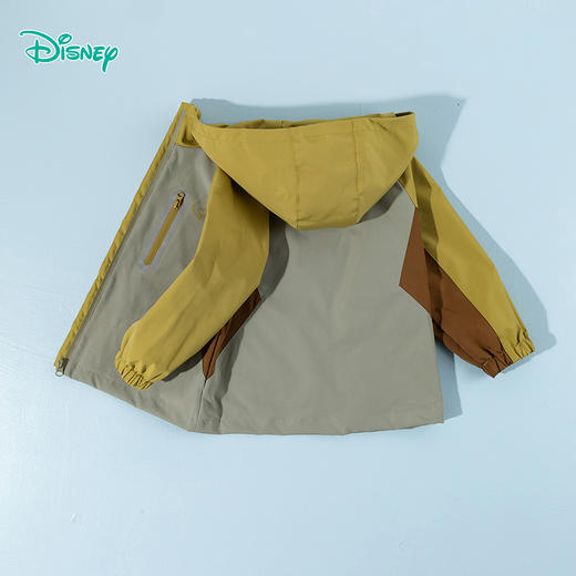 迪士尼（Disney）男童连帽外套潮流户外运动休闲防风拼色外套2026春季新款上衣ZD1FS027 商品图7