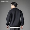 PINLI品立2026春季新款男士宽松翻领纯色落肩袖套头卫衣上衣潮牌B262109003 商品缩略图3
