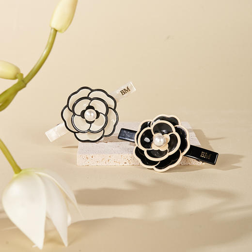 大英博物馆 欧洲文化艺术系列 绮梦山茶 发夹 商品图1