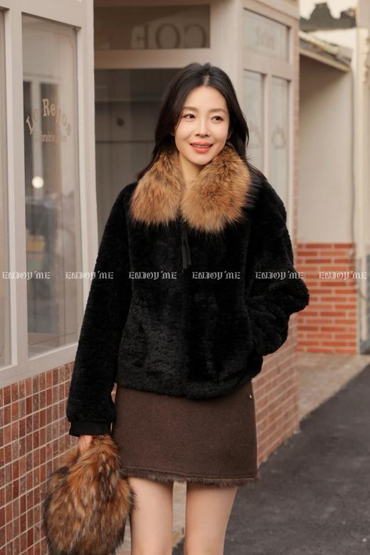 【门店同款】ENJOY冬季“暖冬软糖”拉链款毛外套 169148887 商品图2