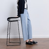 三彩2026春季新款休闲牛仔裤高腰宽松镰刀裤九分裤时尚M 商品缩略图1