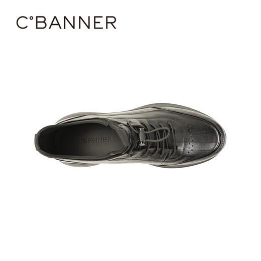 千百度2025冬季男鞋清晰手感柔韧穿着透气舒适健步鞋A25549093 商品图2