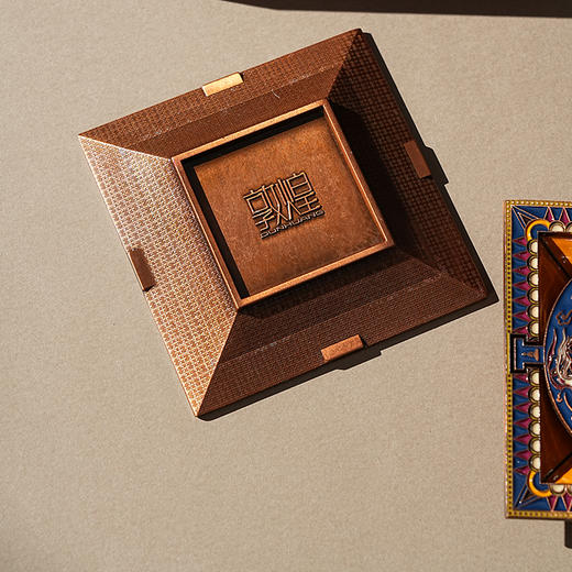 敦煌研究院 【敦煌飞天福愿藻井香盘】 线香室内香插博物馆文创香盘 商品图9