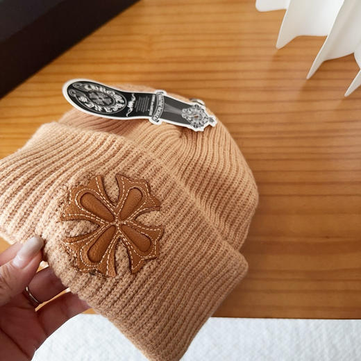 秋冬特惠💰150 克罗心秋冬款羊毛针织毛线帽 商品图7