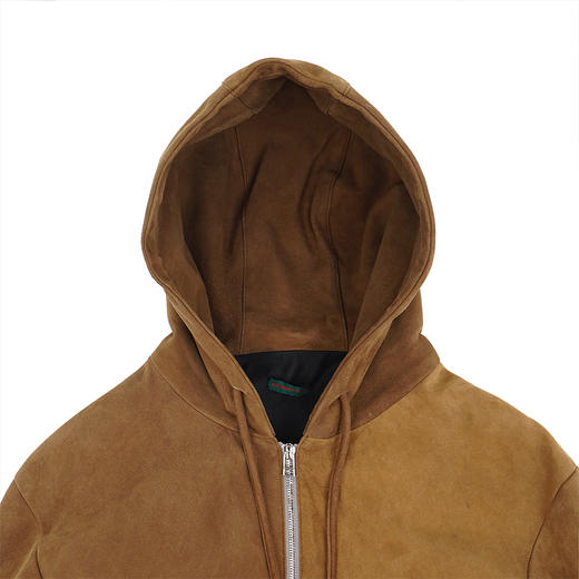 SOE Leather Hooded Jacket 绵羊皮连帽皮衣 商品图1