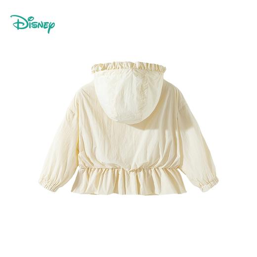 迪士尼（Disney）女童前开带帽外套甜美户外可爱蝴蝶结防晒花边2026春季新款上衣ZD1FS029 商品图7