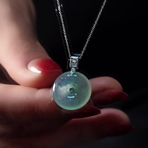 18K 金翡翠平安扣（年货节特价） 商品图6