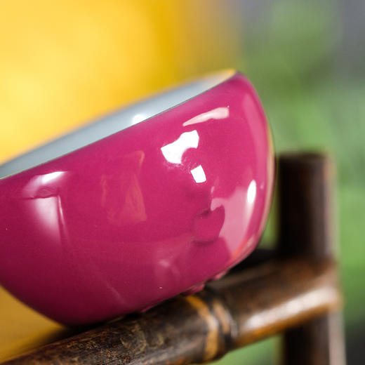 问鼎官窑南官大战鼓杯（胭脂红） 商品图3