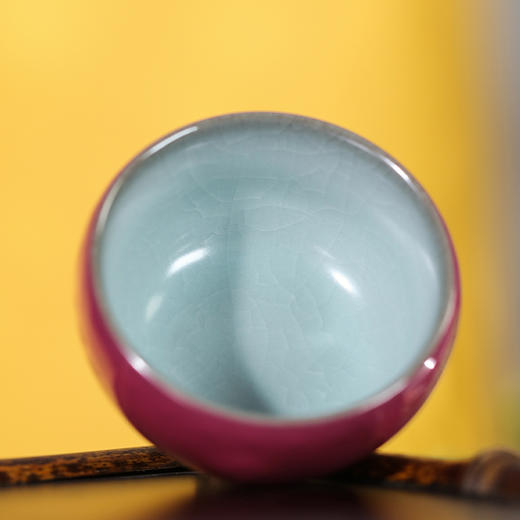 问鼎官窑南官招财进宝战鼓杯（胭脂红） 商品图3