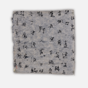 朱广贺《诉衷情》50x50cm 手写纸本宣纸书法作品