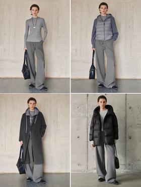 麦檬 又一神裤！小个子友好！高腰弯刀裤加绒卫裤阔腿运动裤