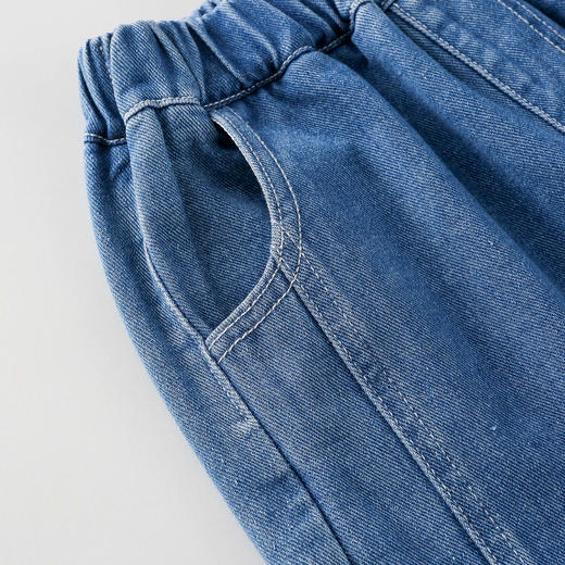 棉花堂春款潮酷分割百搭牛仔童装裤-FD61105 商品图10