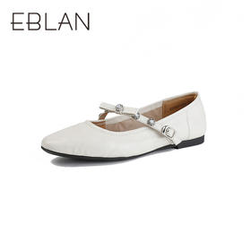 【上新】伊伴2026春季轻便玛丽珍民族风文艺复古风休闲玛丽珍B26109112