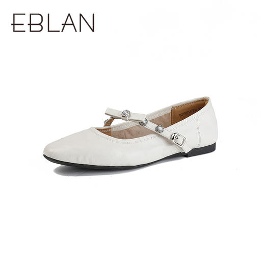 【上新】伊伴2026春季轻便玛丽珍民族风文艺复古风休闲玛丽珍B26109112 商品图0