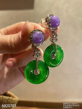 平安扣耳坠【6020701】具体价格微信咨询