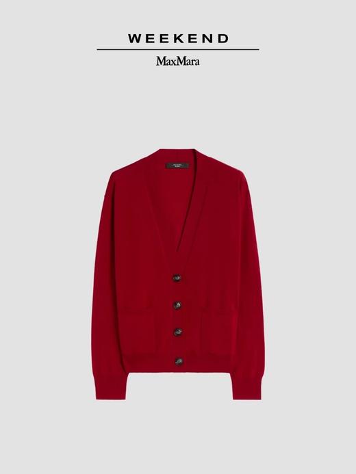 2FWeekend MaxMara 26女装羊毛混纺V领开衫吊牌价4100元 商品图3