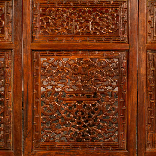 明 黄花梨福禄寿十二扇大屏风 （售价6600万） 商品图4