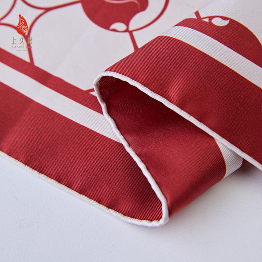 上久楷新中式国风文创礼盒送礼 宋锦耳机包 真丝方巾 骏禄宝章 商品图8