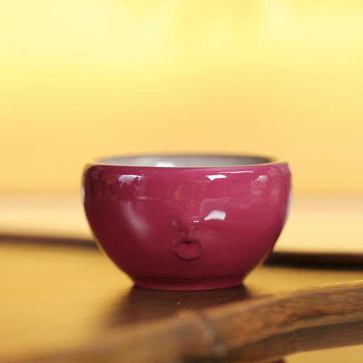 问鼎哥窑传世哥窑大战鼓杯（胭脂红） 商品图3