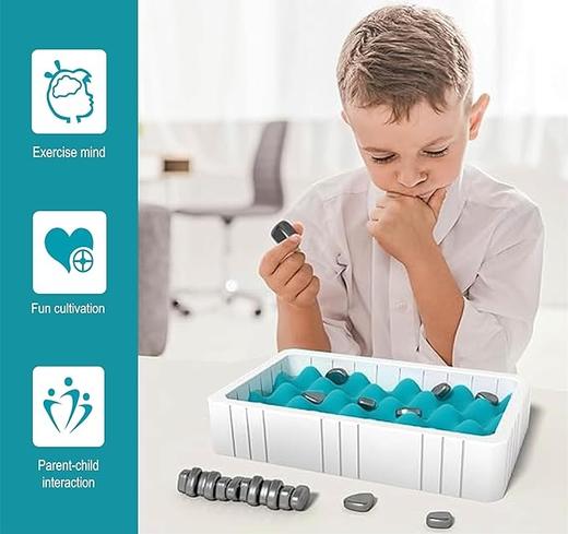 美国 STAR-TOYS 40枚磁铁磁棋盒套装 新型多人磁铁棋盘游戏 商品图7