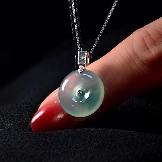 18K 金翡翠平安扣（年货节特价） 商品图4