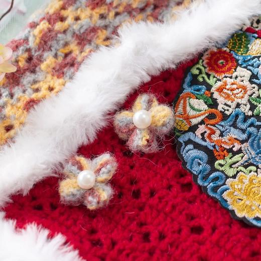 苏苏姐家常乐中式马甲手工diy编织钩针毛线团驼颜马甲材料包预 商品图3