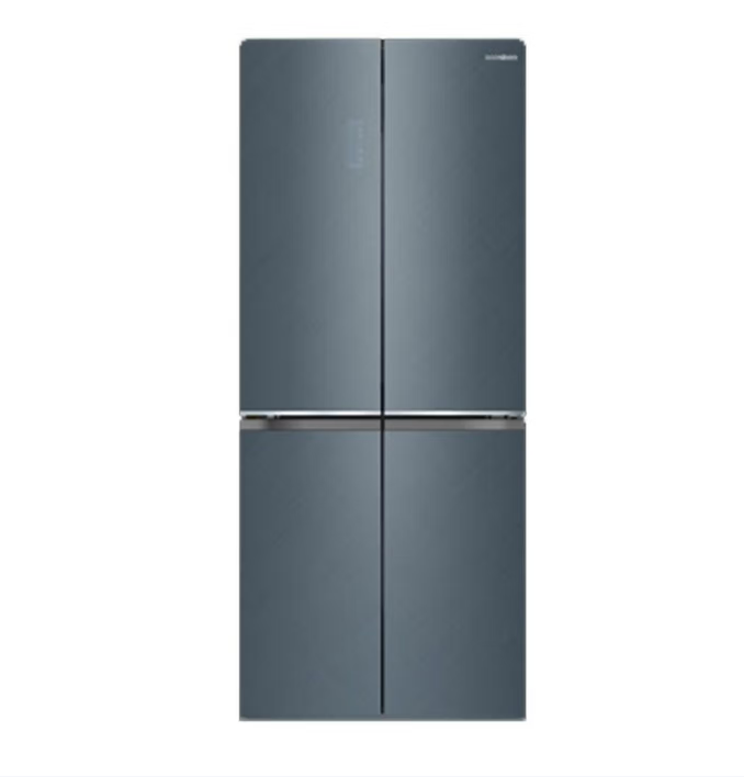 容声 冰箱 BCD-465Z30CNGAK 465升 十字四门 嵌入式 风冷 变频 一级能效 两侧散热 电脑控温 LED显示 钢化玻璃面板 霜华瑜