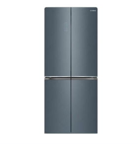 容声 冰箱 BCD-465Z30CNGAK 465升 十字四门 嵌入式 风冷 变频 一级能效 两侧散热 电脑控温 LED显示 钢化玻璃面板 霜华瑜