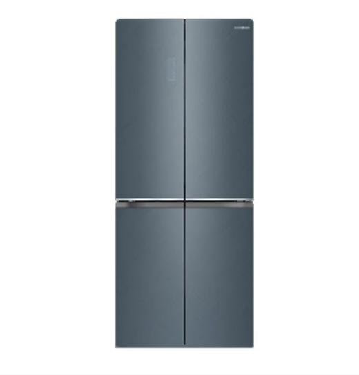 容声 冰箱 BCD-465Z30CNGAK 465升 十字四门 嵌入式 风冷 变频 一级能效 两侧散热 电脑控温 LED显示 钢化玻璃面板 霜华瑜 商品图0