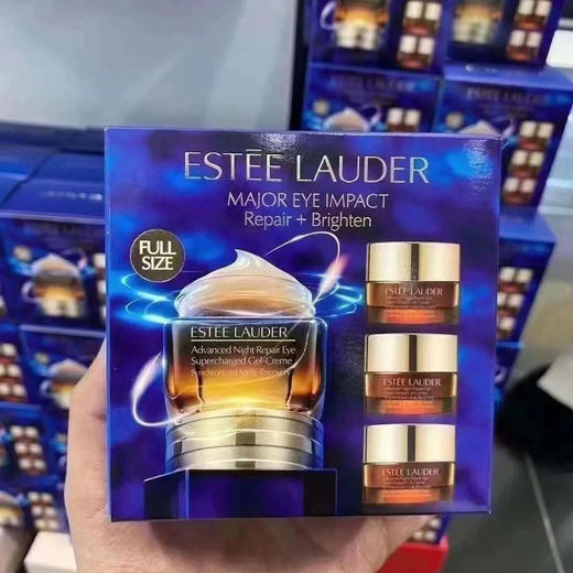 雅诗兰黛 小棕瓶眼霜 15ml 送15ml 抗蓝光 （3*5ml） 商品图6