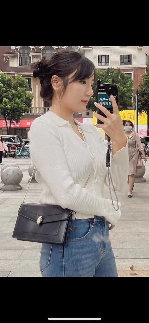 宝格丽 Serpenti 蛇头 链条包 商品图3